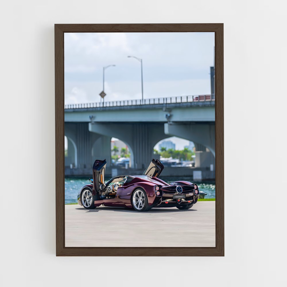 Poster Utopia Racer – affiche Pagani (vue 5)